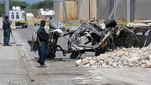 Un coche bomba impacta en el convoy de un alto mando militar en Somalia Un coche bomba impacta en el convoy de un alto mando militar en Somalia